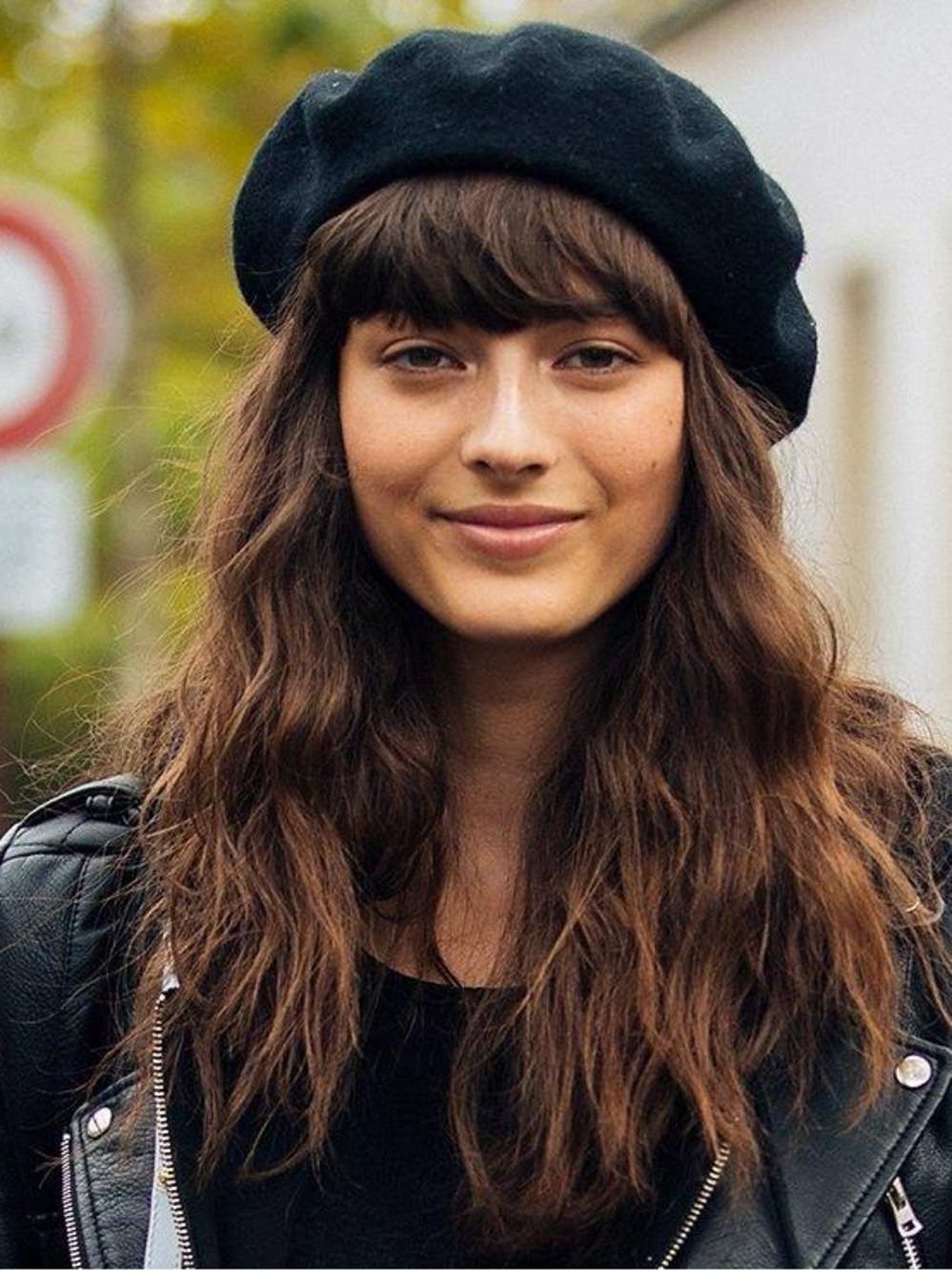 Vintage Premium Wool Beret in Black